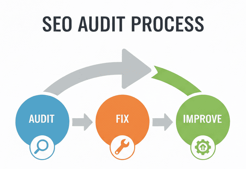 Lightweight SEO Audit Diagram